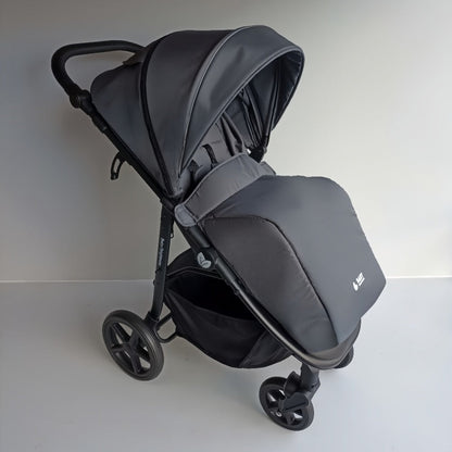 Newborn Pram – Poplar Stroller with Carrycot (Grey) - image 13