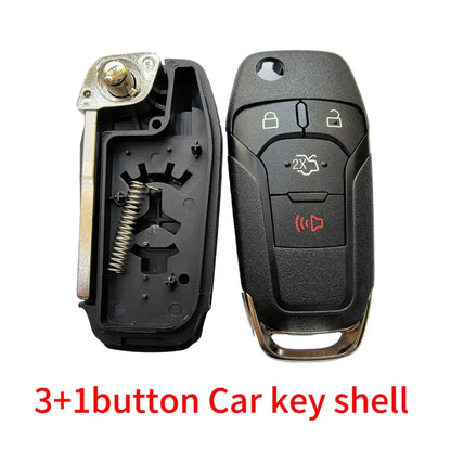 Flip Remote Car Key 315/902MHz ID49 Chip for Ford Escort, Transit, Explorer & Fusion (2013–2021)