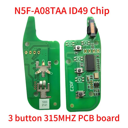 Flip Remote Car Key 315/902MHz ID49 Chip for Ford Escort, Transit, Explorer & Fusion (2013–2021)