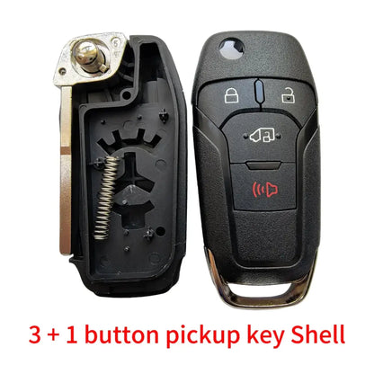 Flip Remote Car Key 315/902MHz ID49 Chip for Ford Escort, Transit, Explorer & Fusion (2013–2021)
