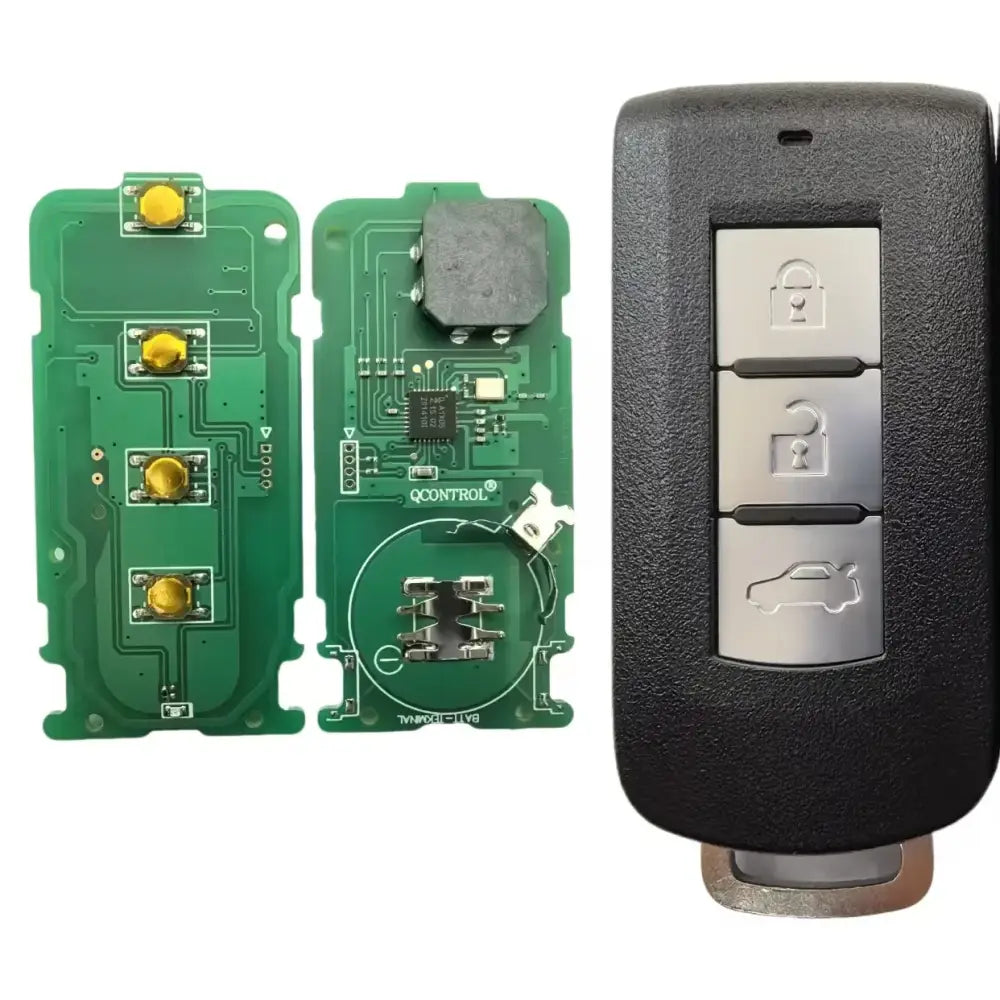 Keyless Go Smart Remote Key 2/3/4 Button 315/434MHz ID46 for Mitsubishi Lancer & Outlander (2008–2016)