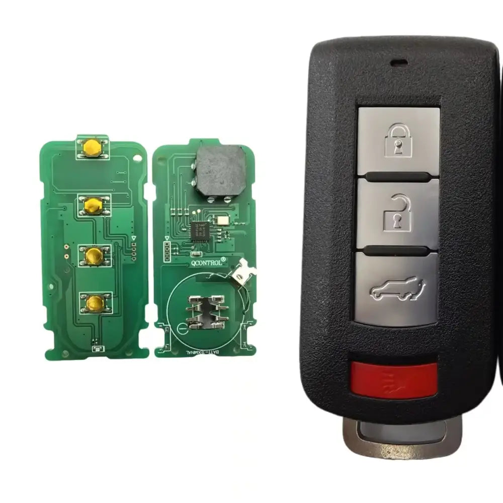 Keyless Go Smart Remote Key 2/3/4 Button 315/434MHz ID46 for Mitsubishi Lancer & Outlander (2008–2016)