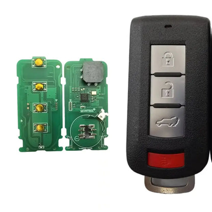 Keyless Go Smart Remote Key 2/3/4 Button 315/434MHz ID46 for Mitsubishi Lancer & Outlander (2008–2016)