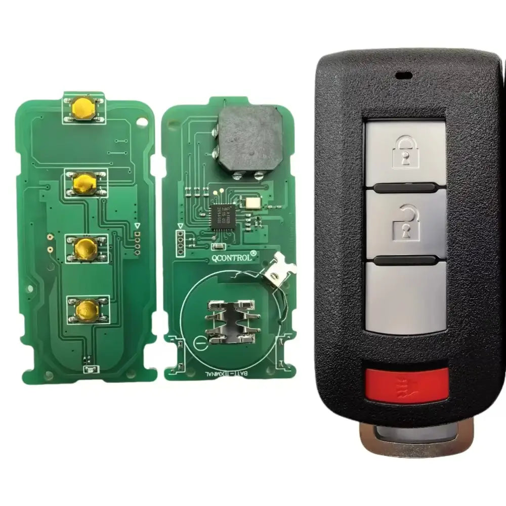 Keyless Go Smart Remote Key 2/3/4 Button 315/434MHz ID46 for Mitsubishi Lancer & Outlander (2008–2016)