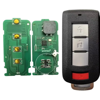Keyless Go Smart Remote Key 2/3/4 Button 315/434MHz ID46 for Mitsubishi Lancer & Outlander (2008–2016)