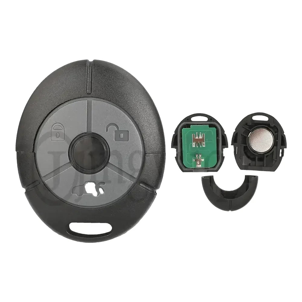 3-Button Remote Car Key 433MHz for Rover 25, 45 & MG TF, ZR, ZS (2004+)