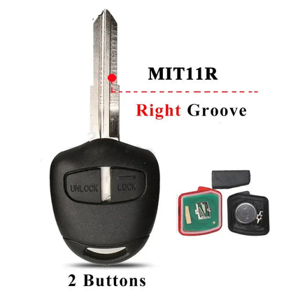 Remote Car Key Fob 433/313.8MHz ID46 for Mitsubishi ASX, Lancer & Outlander (2006–2014)