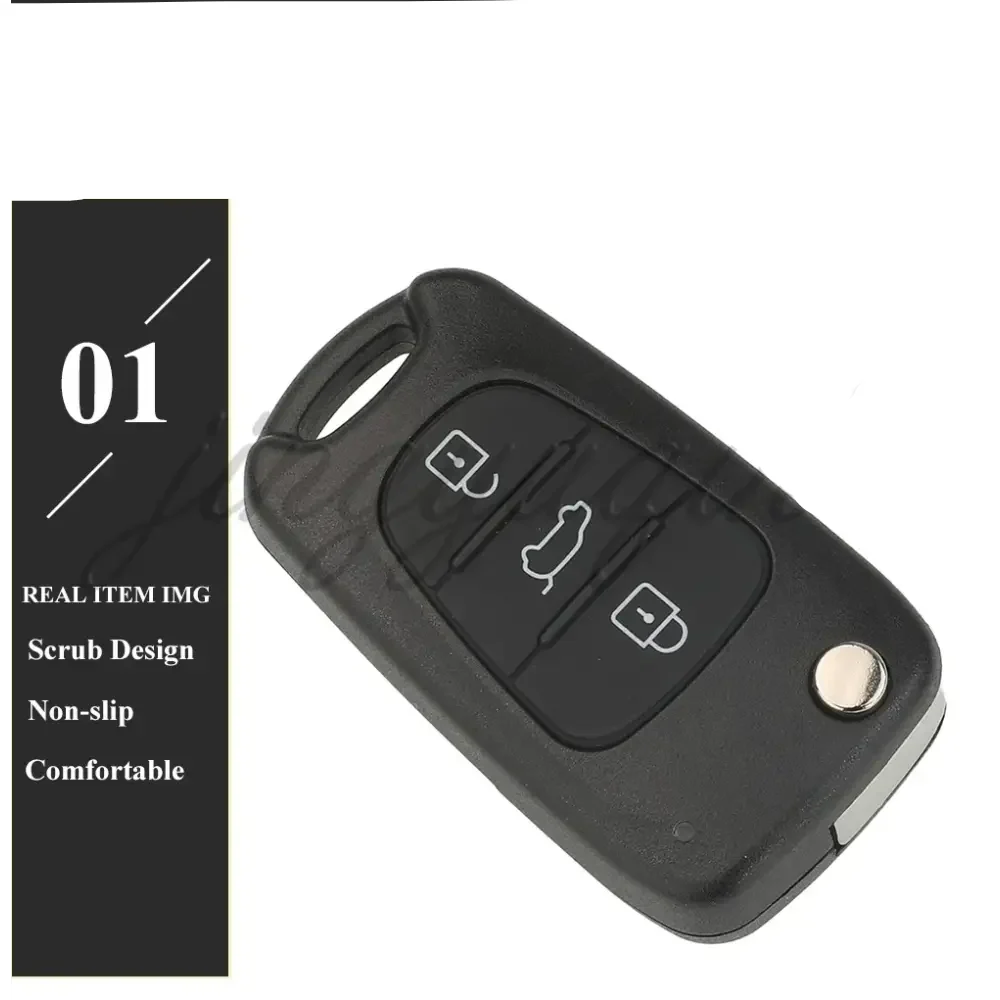 433MHz ID46 Flip Remote Car Key Fob for Kia Sportage (2010–2014)