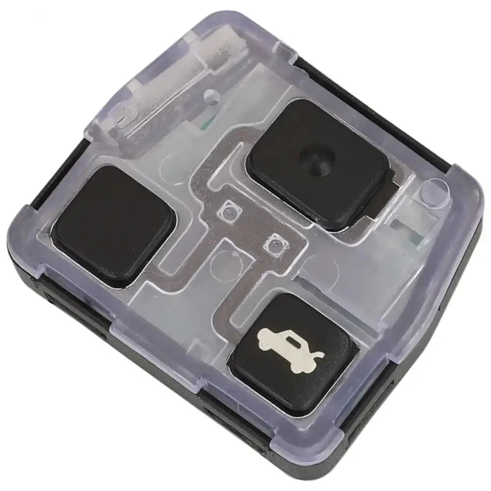 2/3-Button Remote Key Fob 433MHz 4D67/4C Chip for Toyota Corolla, Yaris & Avensis (1998+)