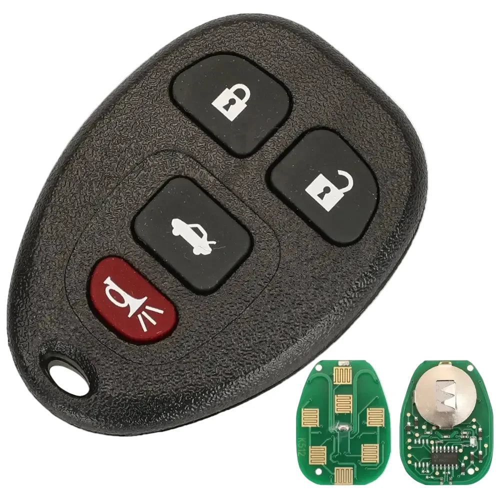 Smart Remote Car Key 315/433MHz 3/4/5/6 Button for Buick, Chevrolet, Cadillac, GMC & Suzuki