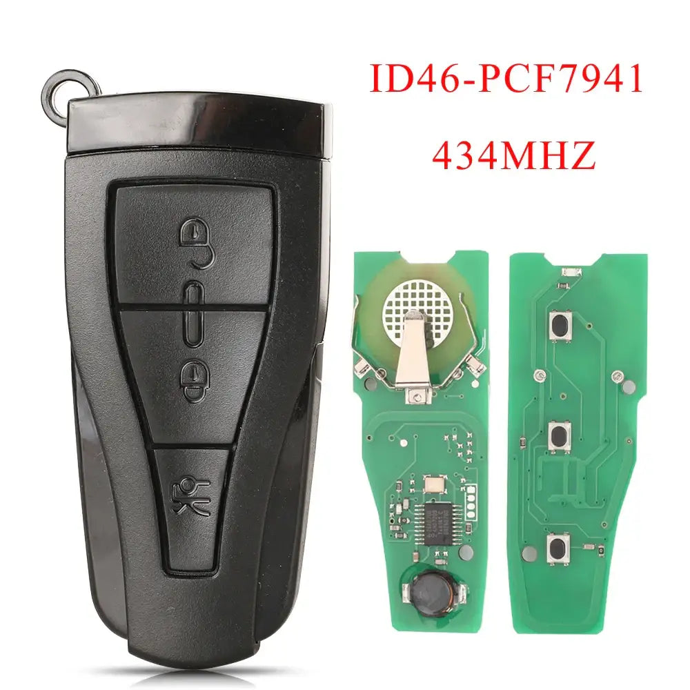 3-Button Smart Remote Car Key 434MHz ID46 PCF7941 for MG6, MG550 & Roewe 550/E550