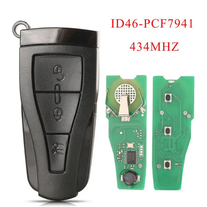 3-Button Smart Remote Car Key 434MHz ID46 PCF7941 for MG6, MG550 & Roewe 550/E550