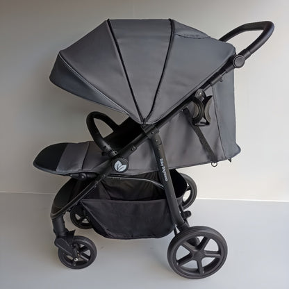 Newborn Pram – Poplar Stroller with Carrycot and Car Seat (Black)
