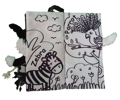 Material Book - JUNGLY TAILS MONOCHROME - Babyonline
