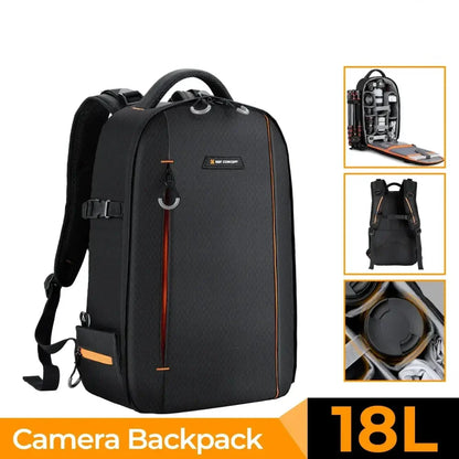 Waterproof Photography Camera Backpack for DSLR, Canon, Nikon, Sony & Laptop
