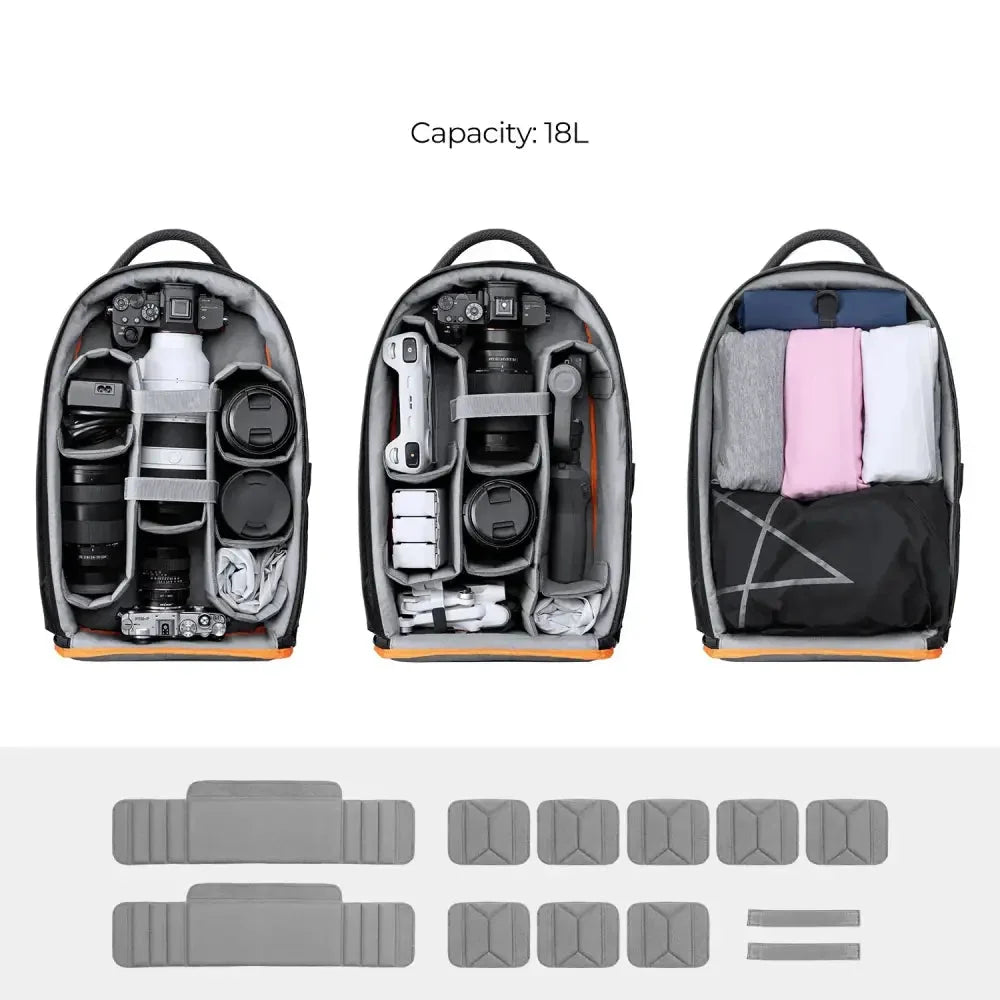 Waterproof Photography Camera Backpack for DSLR, Canon, Nikon, Sony & Laptop