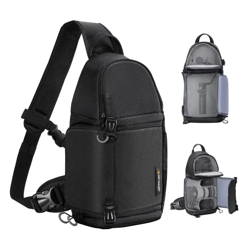 Waterproof Camera Sling Backpack for DSLR/SLR, Sony, DJI & Fuji Cameras