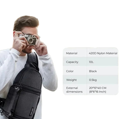Waterproof Camera Sling Backpack for DSLR/SLR, Sony, DJI & Fuji Cameras