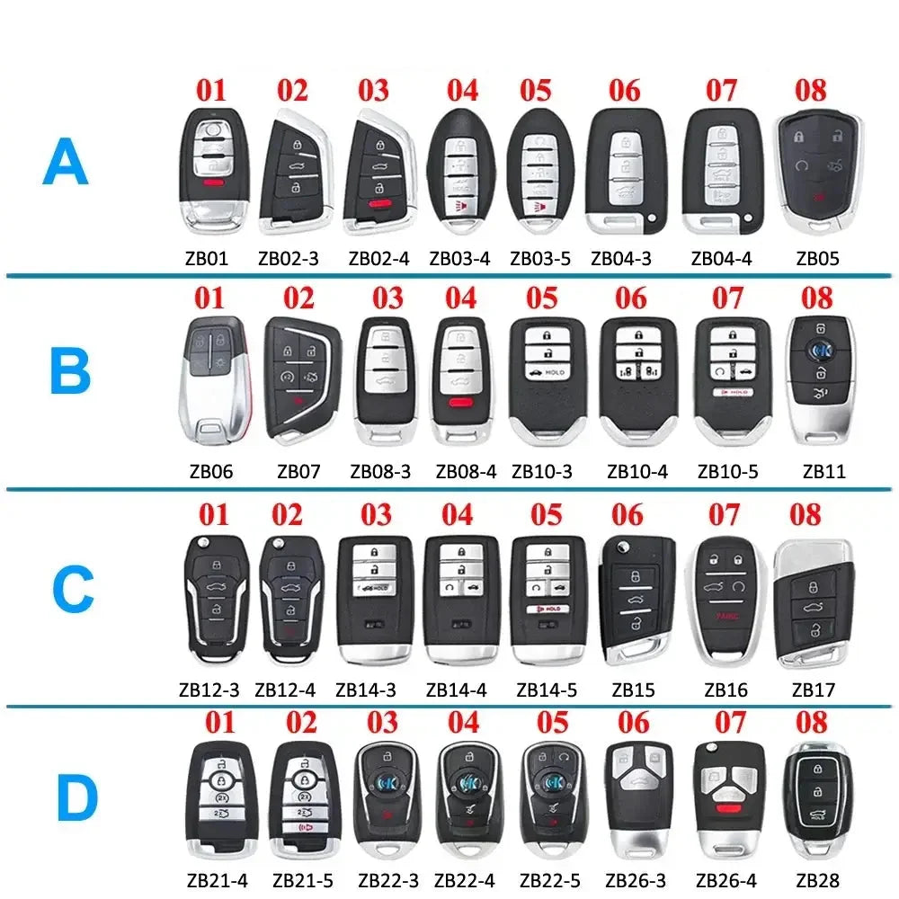 Universal Smart Remote Key for KD-X2 & KD Key Programmers, Compatible with 2000+ Models