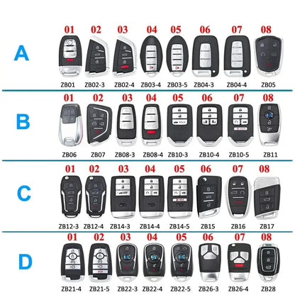 Universal Smart Remote Key for KD-X2 & KD Key Programmers, Compatible with 2000+ Models