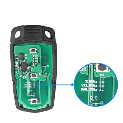 Remote Car Key with Battery & PCF7945 Chip for BMW E60–E88 315/433/868MHz