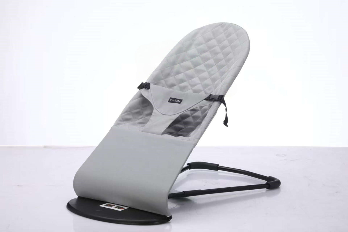 Portable Soothing Bouncer Baby Rocker Chair - GREY