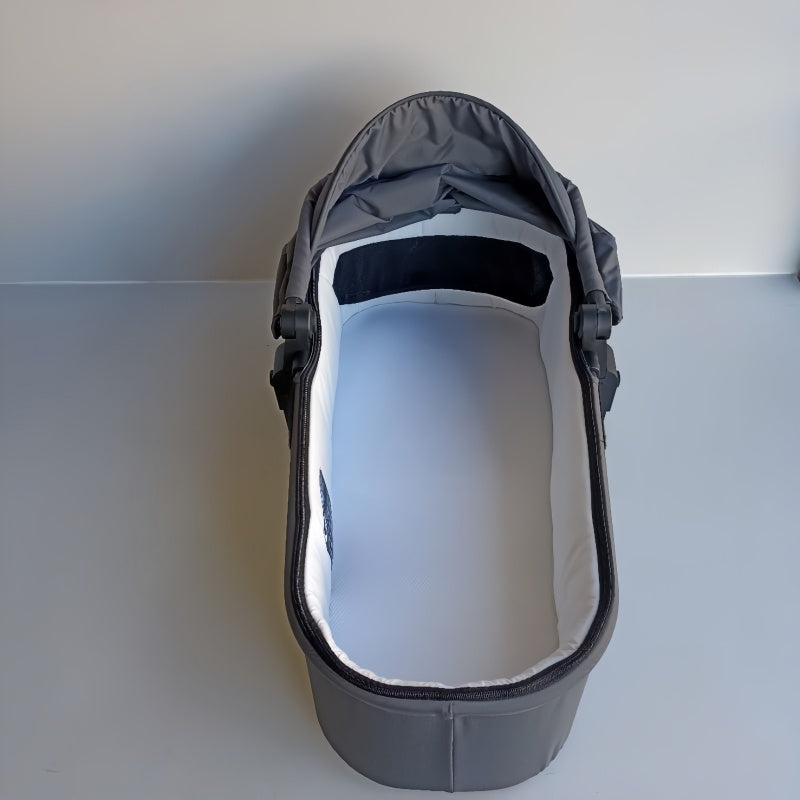 Newborn Pram – Poplar Stroller with Carrycot and Car Seat (Grey)