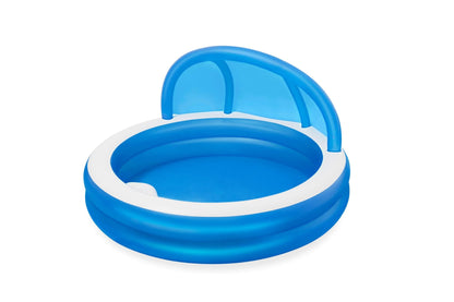Bestway 241x 241x140CM Inflatable Swim Center Family Pool with Sunshade