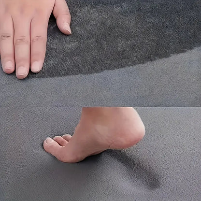 L-Shaped Embossed Bathroom Mat – Thick, Absorbent, Non-Slip (5 colours available)