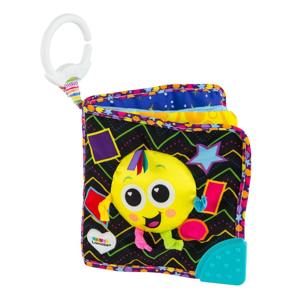 A soft book for babies to teach them shapes.