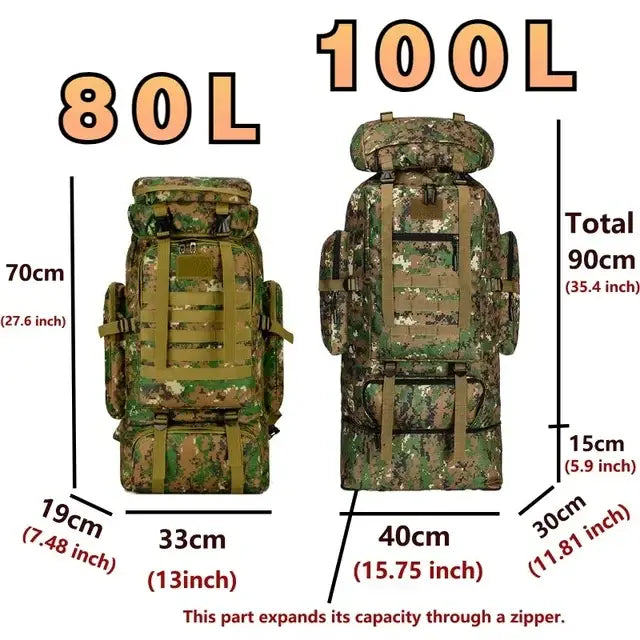Large Capacity Mountaineering Backpack