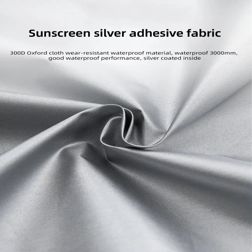 Large Portable Sunshade Tarp with Poles (2 sizes available)