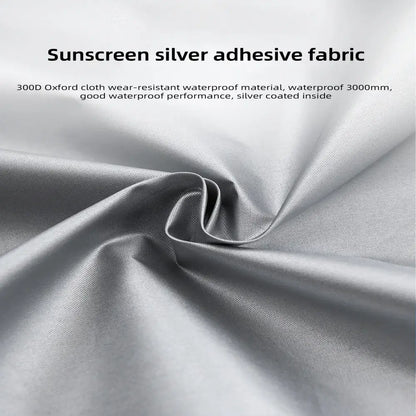 Large Portable Sunshade Tarp with Poles (2 sizes available)