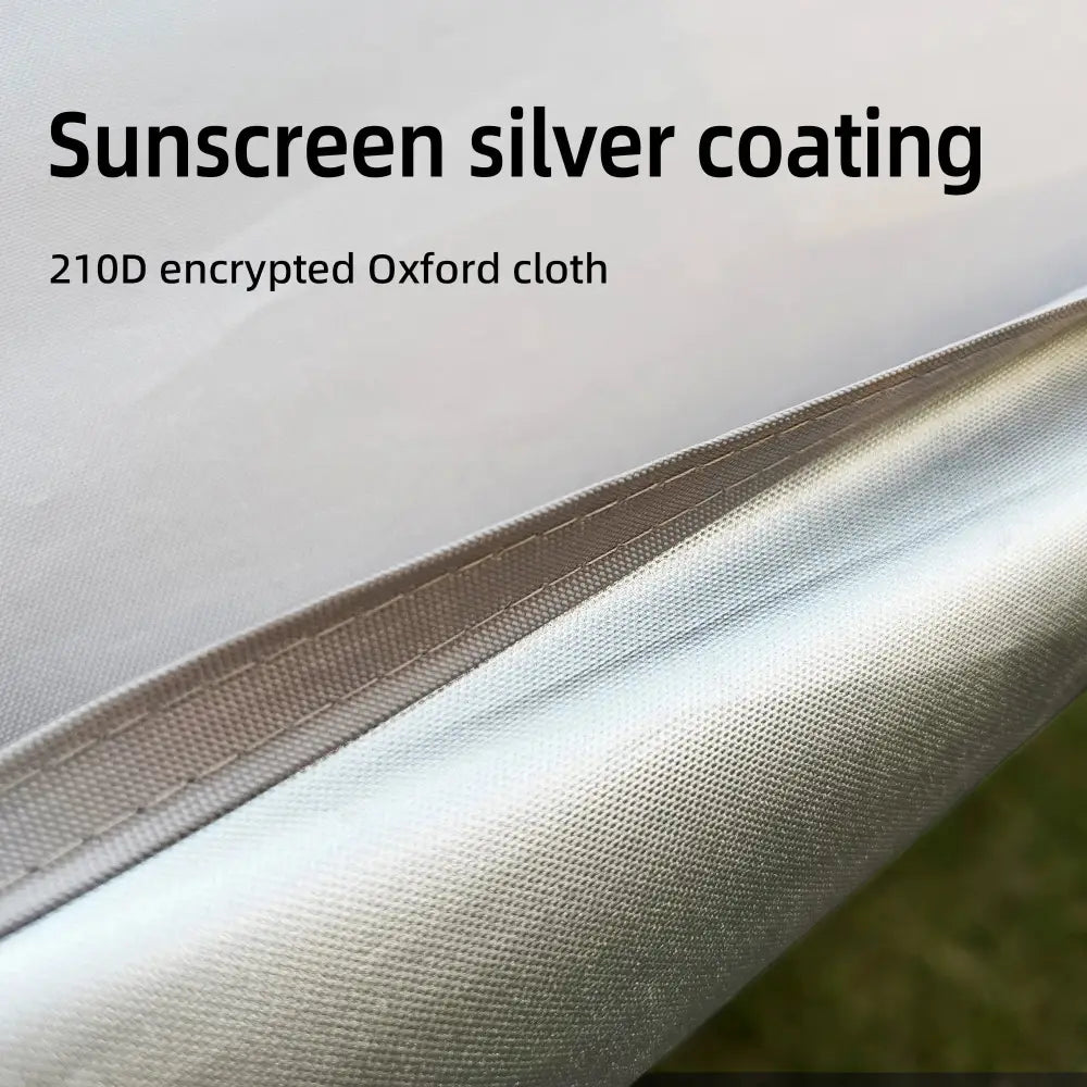 Large Portable Sunshade Tarp with Poles (2 sizes available)
