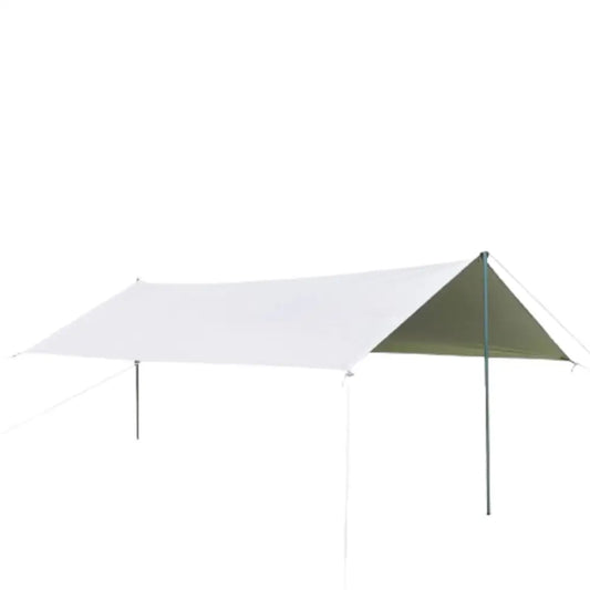 Large Portable Sunshade Tarp with Poles (2 sizes available)