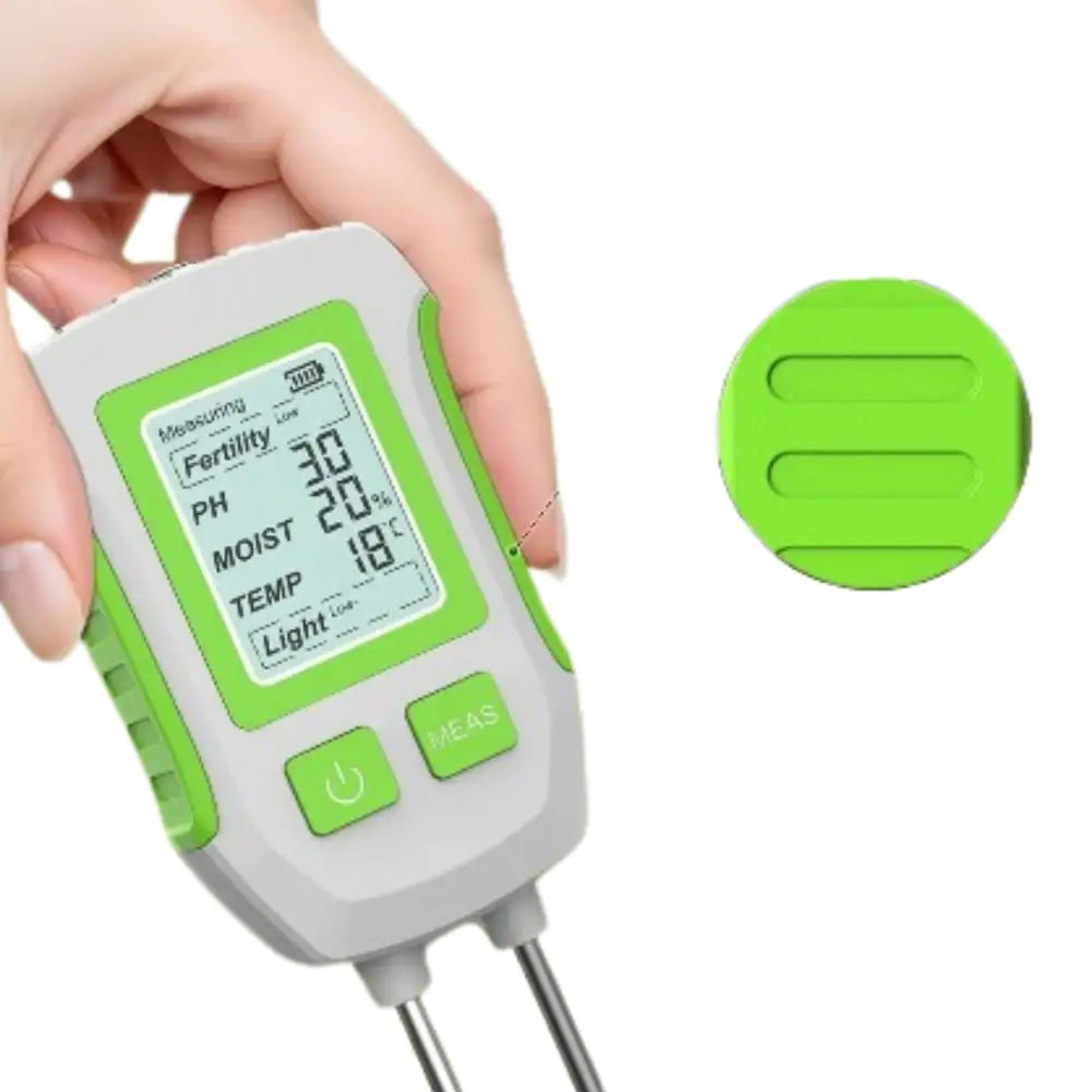 LCD 3/5-in-1 Handheld Soil Tester for pH, Moisture & Light (different colours & sets available)