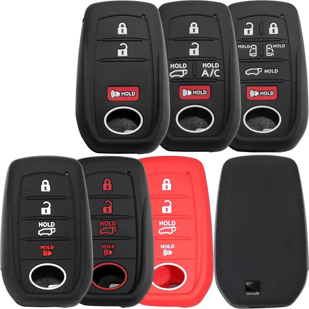 Silicone Remote Key Cover for Toyota RAV4, Corolla, Camry & Hilux