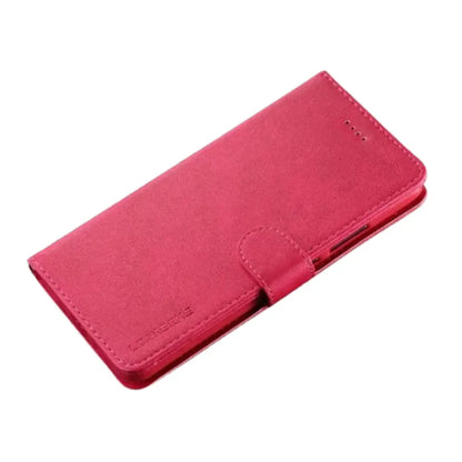 Leather Wallet Flip Case for Samsung Galaxy Series (Rose Red)