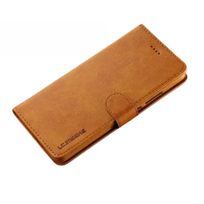 Leather Wallet Flip Case for Samsung Galaxy Series (Yellow)