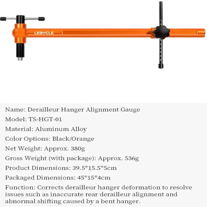 Bicycle Derailleur Hanger Alignment Tool