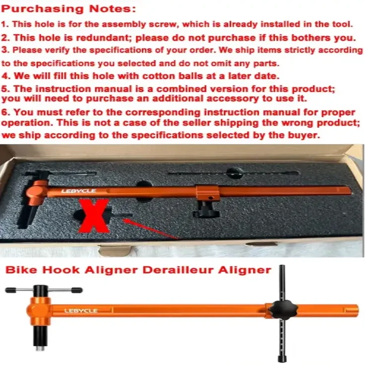 Bicycle Derailleur Hanger Alignment Tool