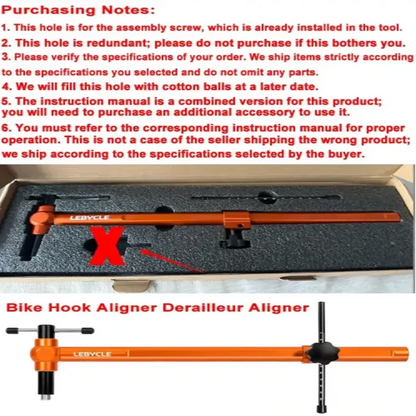 Bicycle Derailleur Hanger Alignment Tool