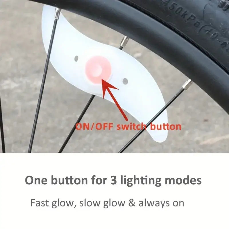Colorful Waterproof LED Bicycle Spoke Lights