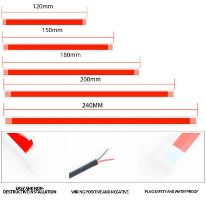 LED Car Hood Light Strip (different colours & sizes available)
