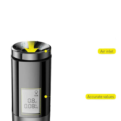 LED Display Automatic Alcohol Tester – Professional Rechargeable Breathalyzer