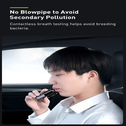 LED Display Automatic Alcohol Tester – Professional Rechargeable Breathalyzer