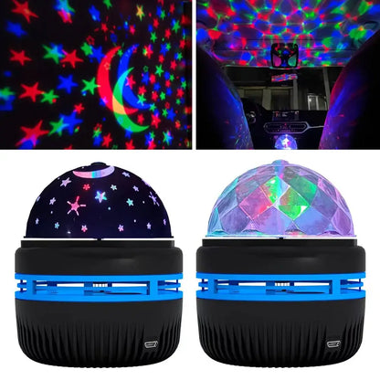 Rotating LED Starry Sky Projector Night Light