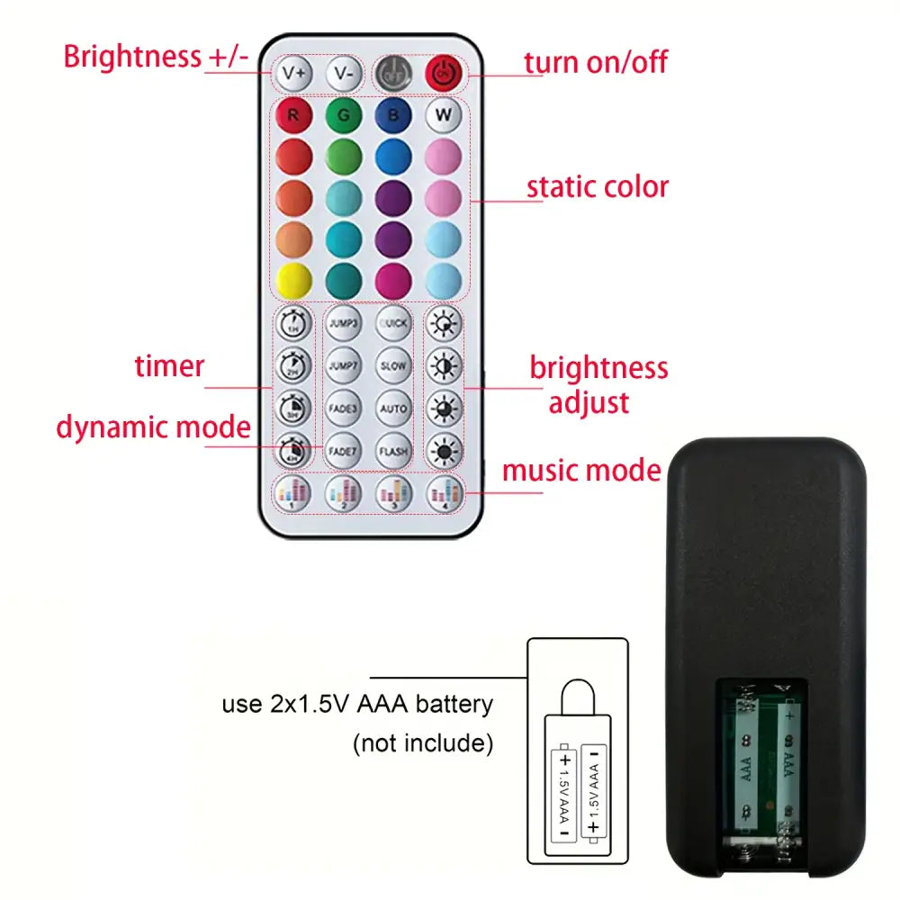 Smart LED Strip Lights with App & Music Sync