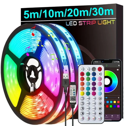Smart LED Strip Lights with App & Music Sync