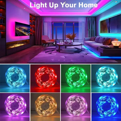 Smart LED Strip Lights with App & Music Sync